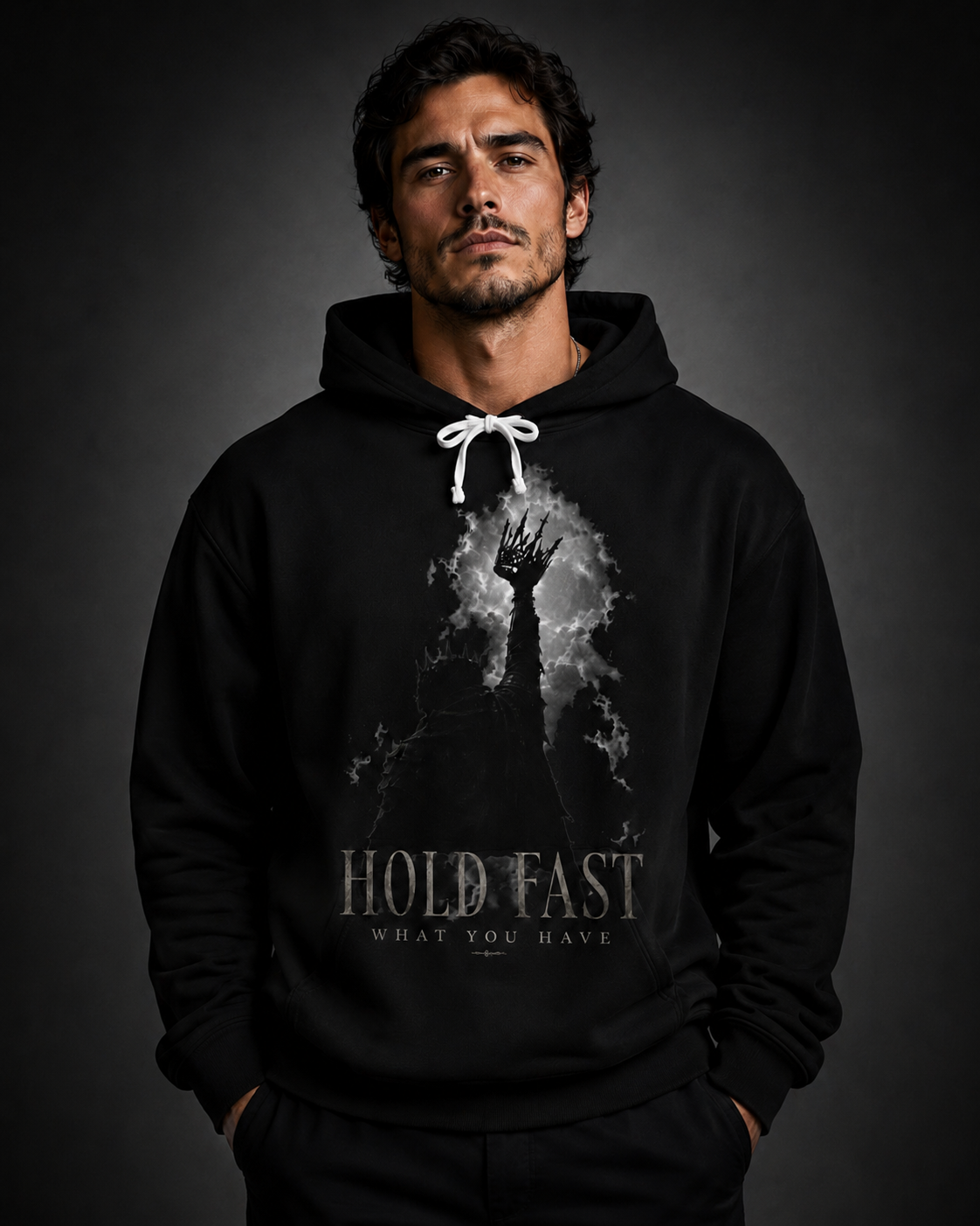 Hold Fast To Your Crown Premium Hoodie