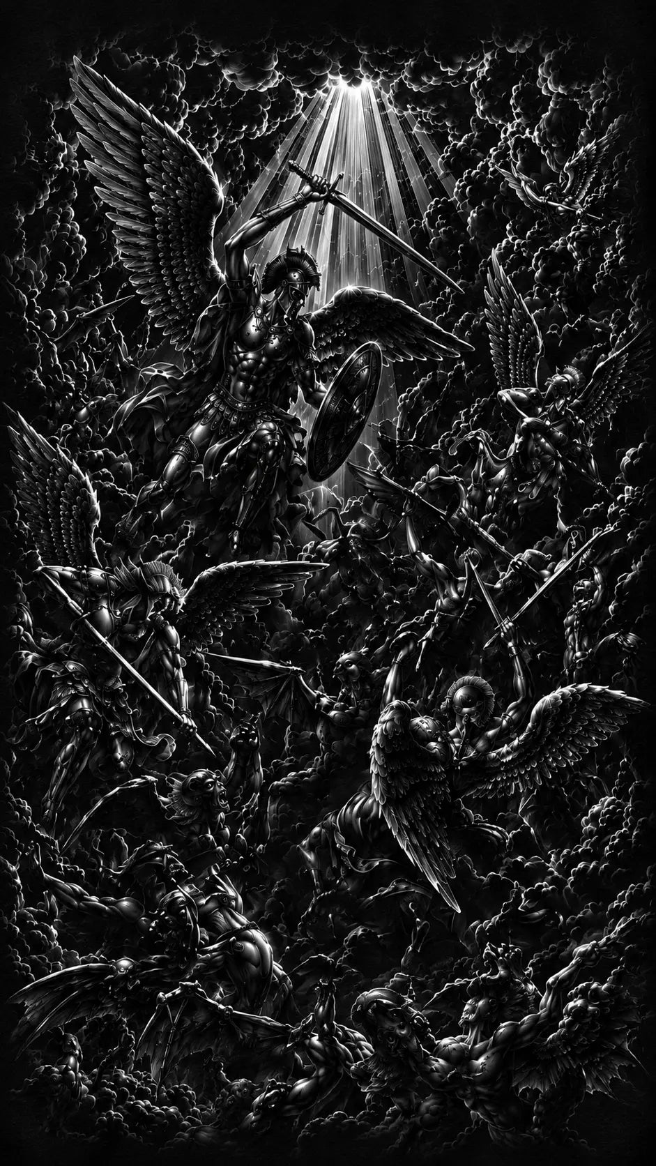 War in the Heavens Vintage T Printify