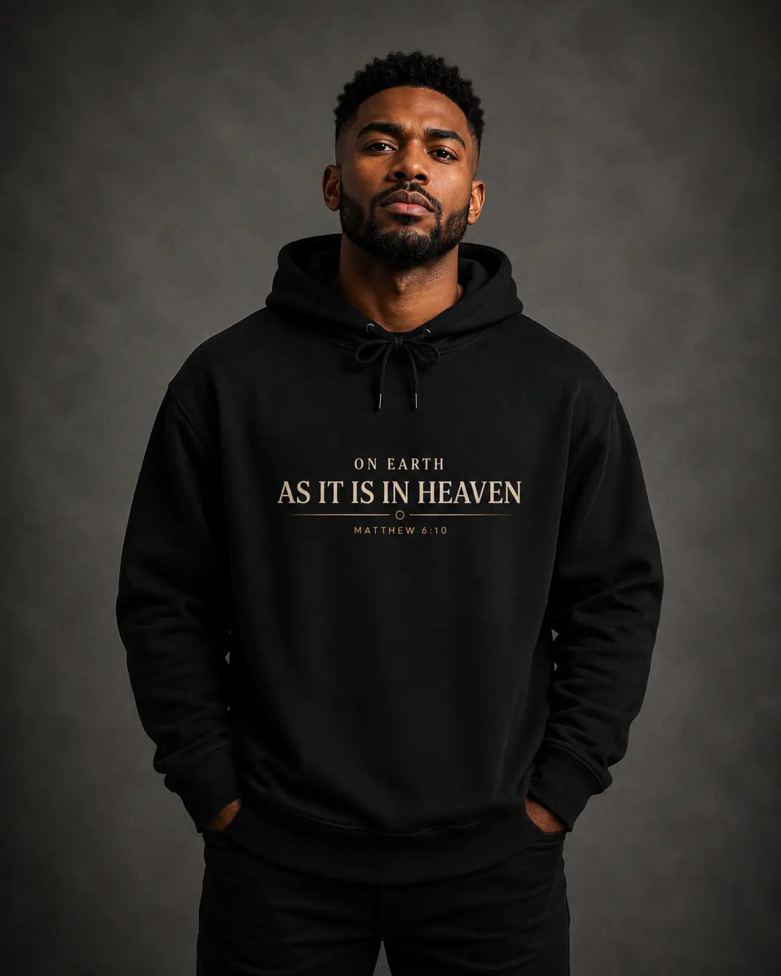 On Earth as It Is In Heaven Fleeced Hoodie