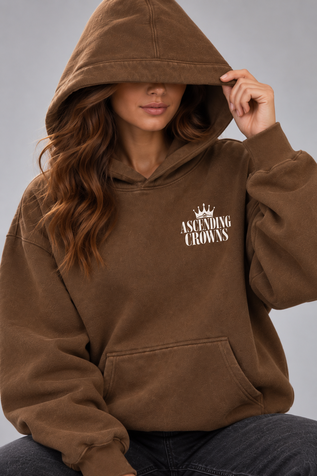 Greater is His Love For You Oversized Fleece Hoodie