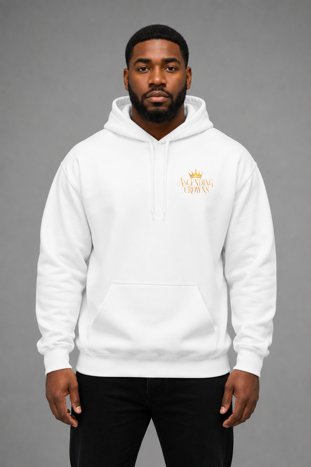 I AM WHO I AM HOODIE WHITE