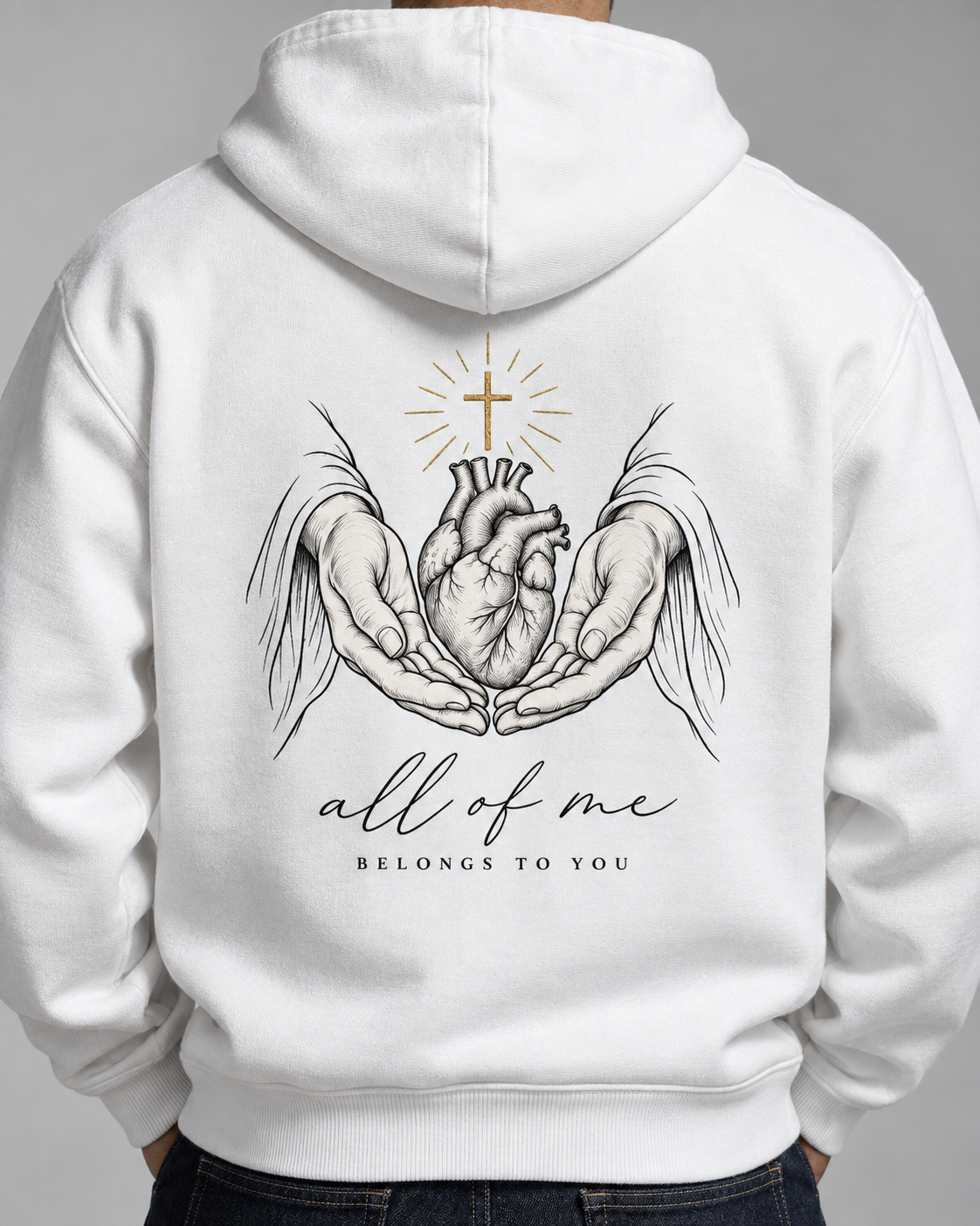 All of Me Belongs to You Fleeced Hoodie