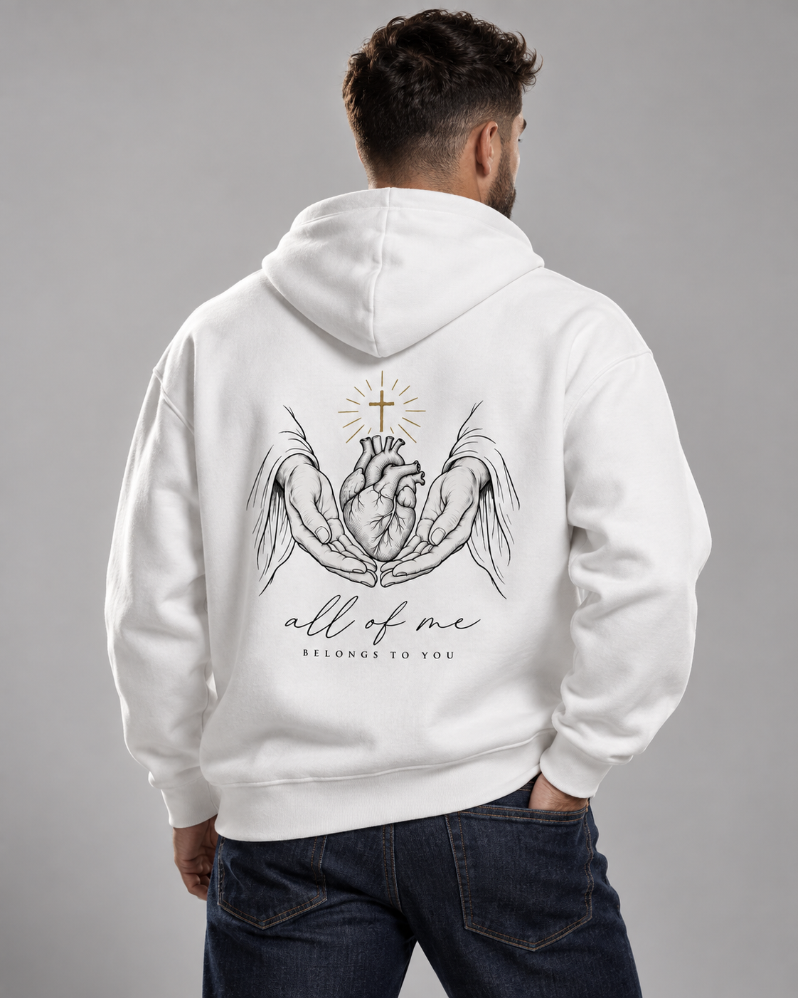 All of Me Belongs to You Fleeced Hoodie