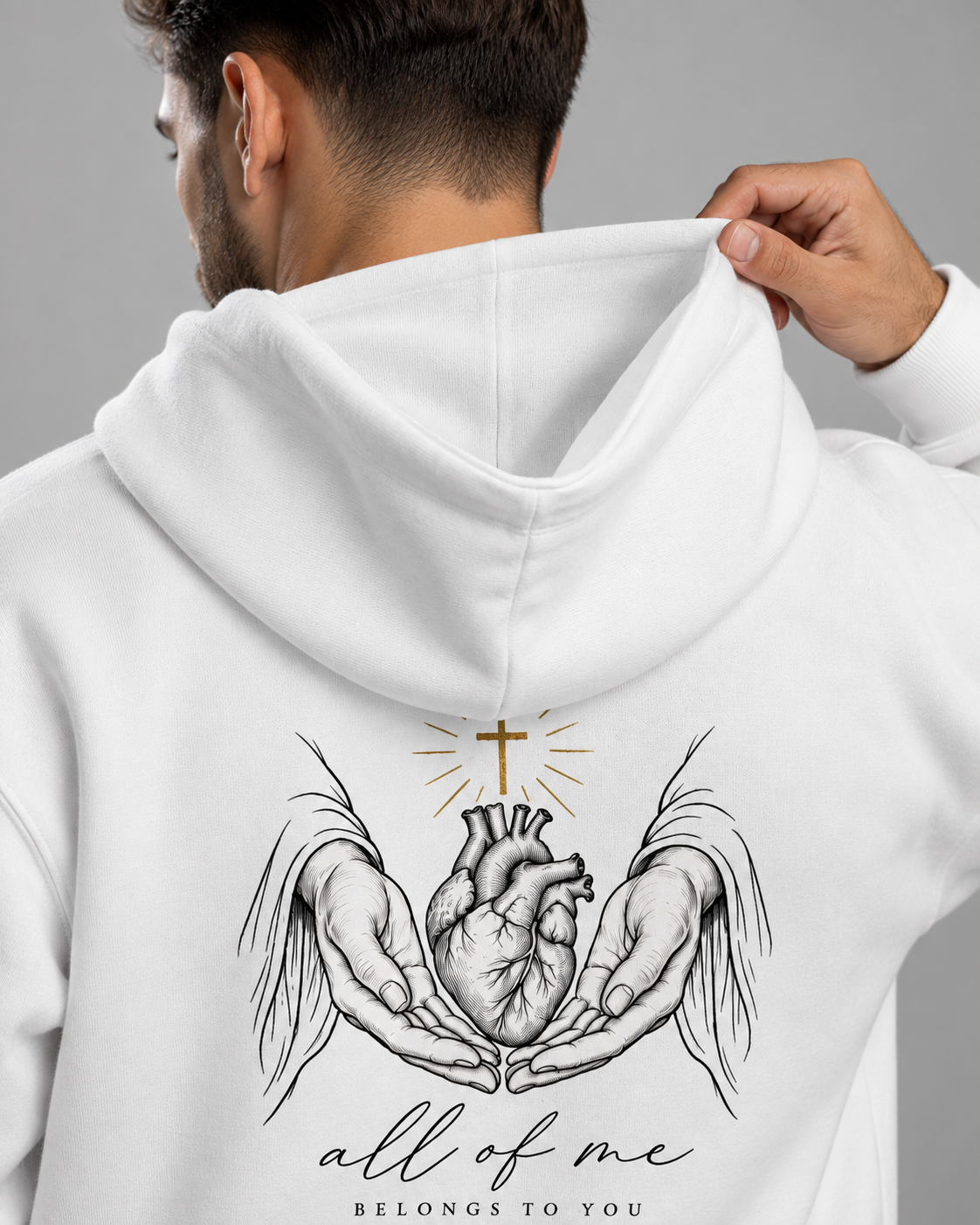 All of Me Belongs to You Fleeced Hoodie