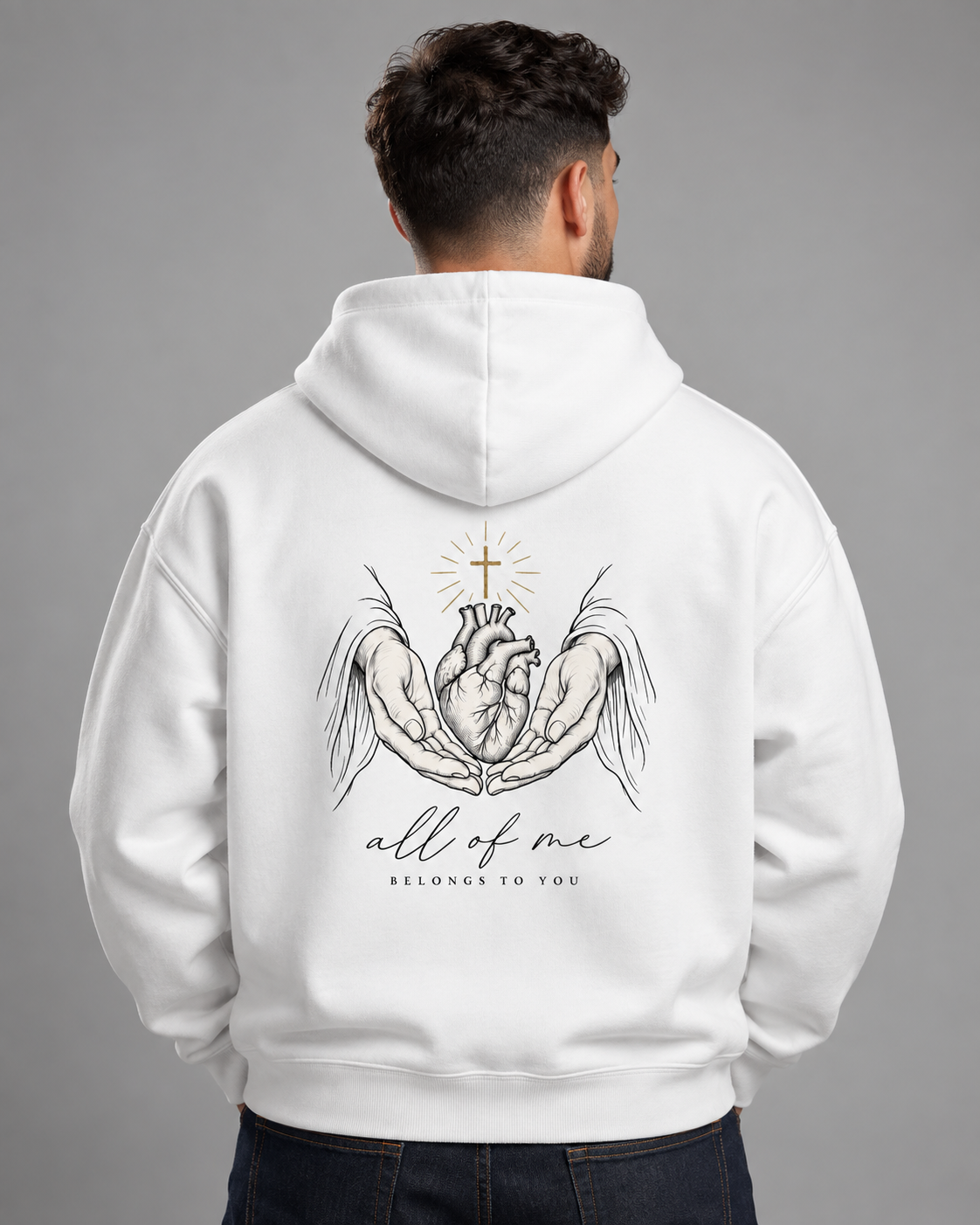 All of Me Belongs to You Fleeced Hoodie