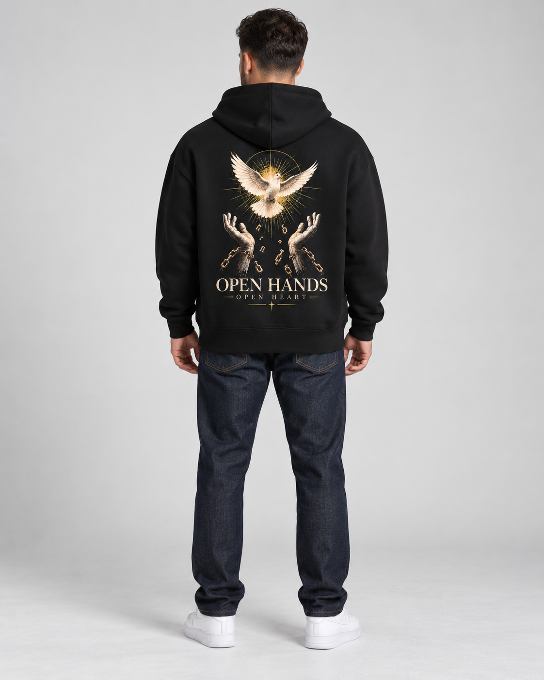 Open Hands Open Heart Fleeced Hoodie