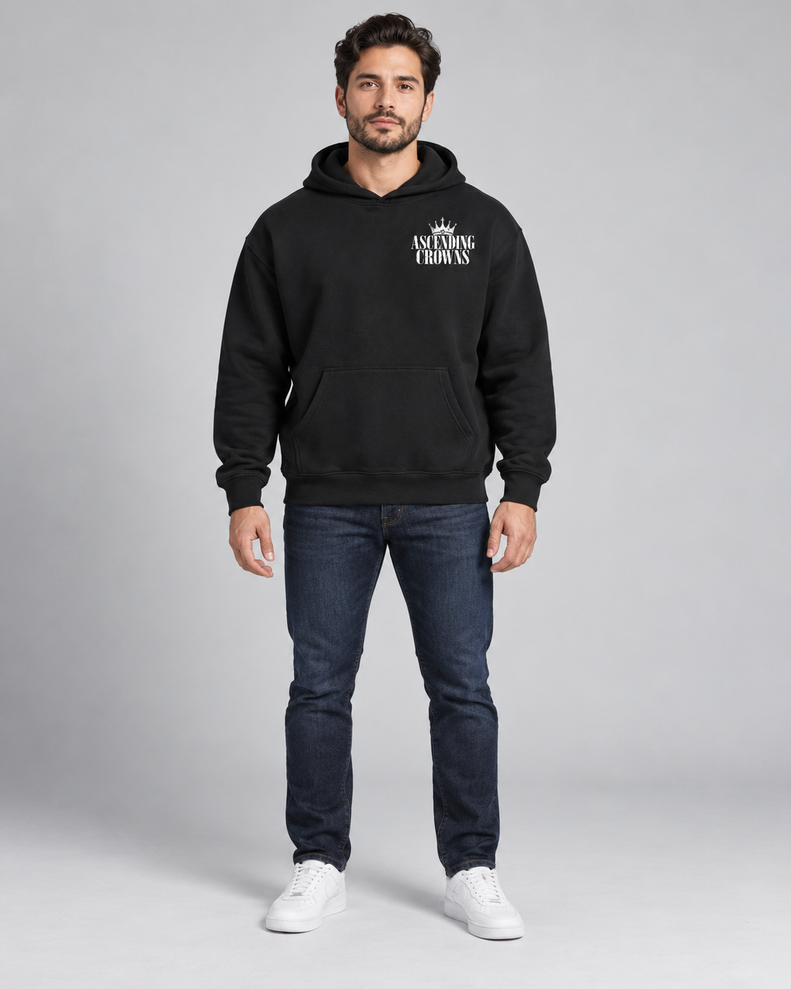 Isaiah 46:8 Fleeced Hoodie