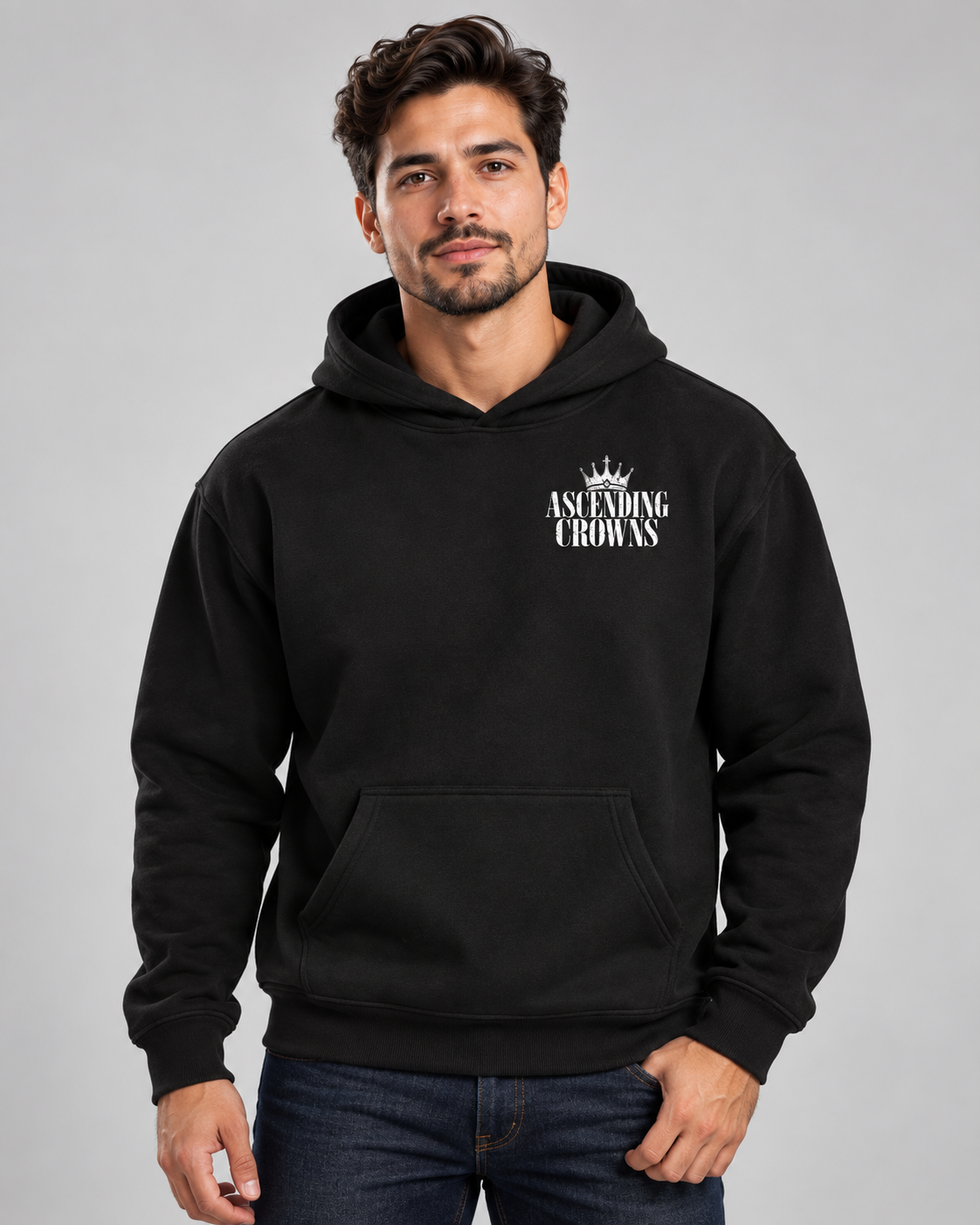 Isaiah 46:8 Fleeced Hoodie