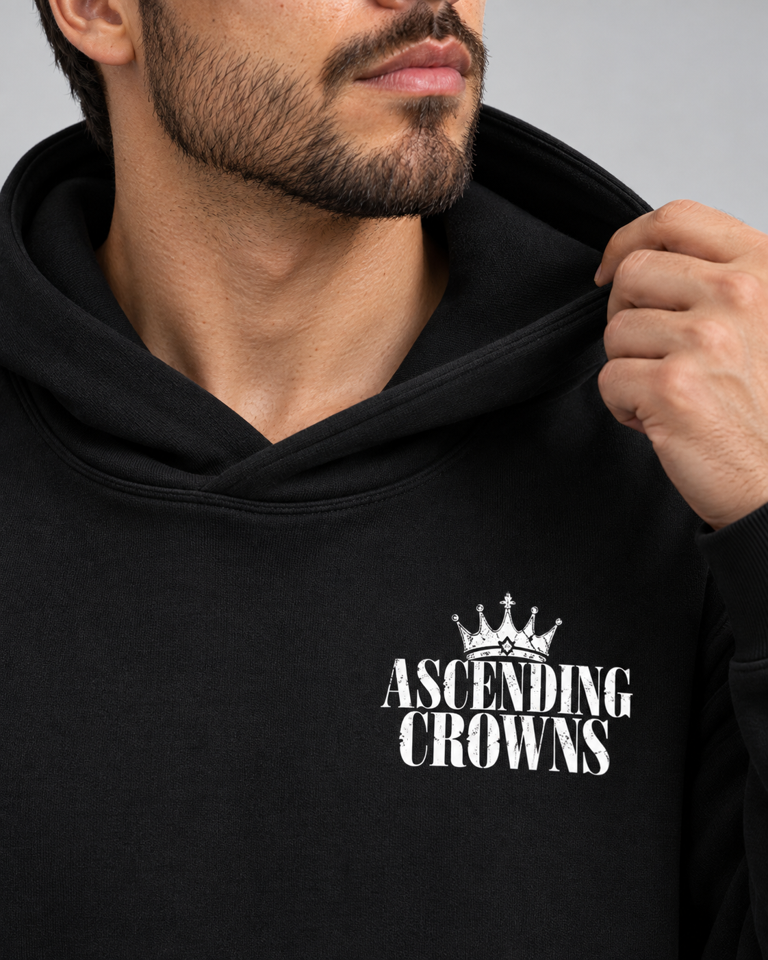 Isaiah 46:8 Fleeced Hoodie